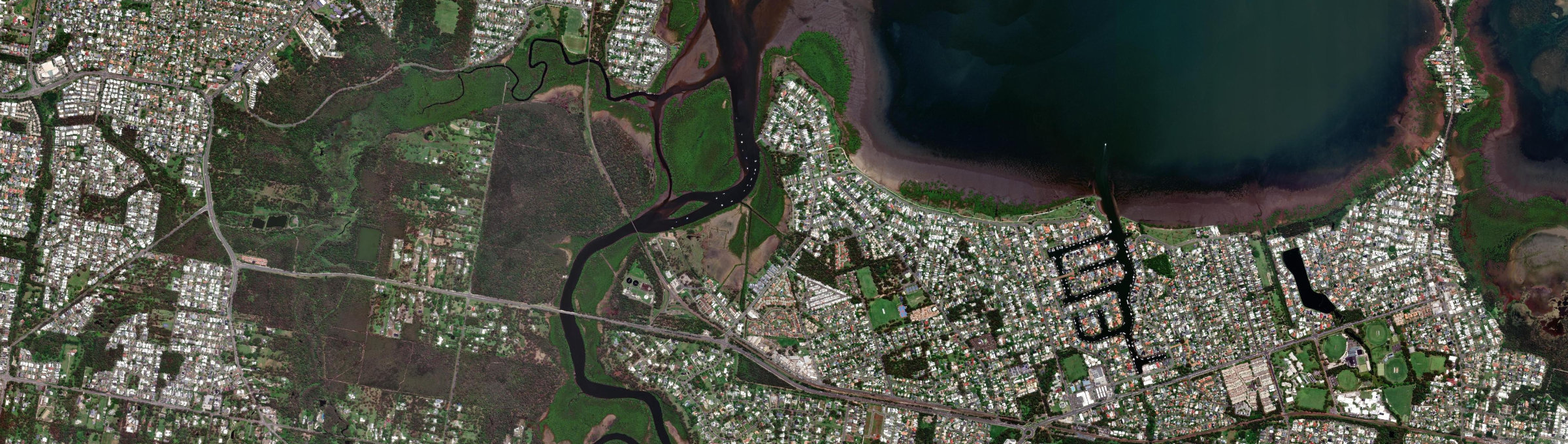 Aerial view of Thorneside, QLD