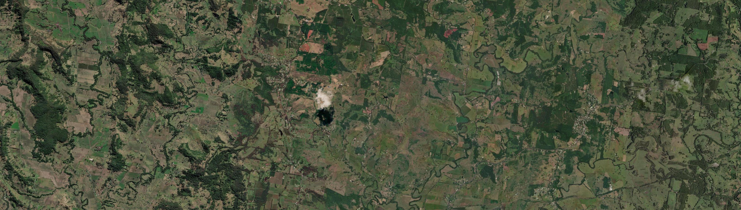 Aerial view of Numulgi, NSW