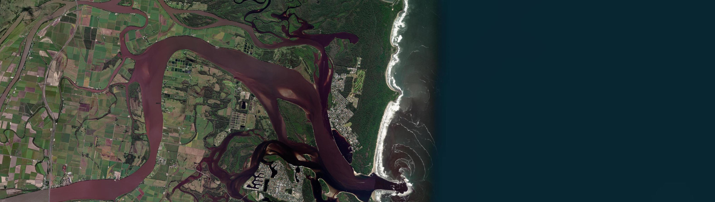 Aerial view of Iluka (NSW), NSW