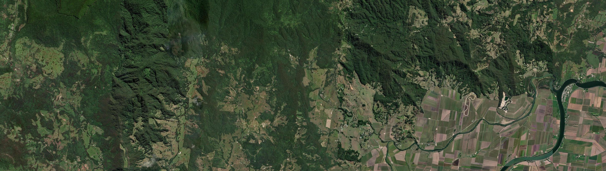 Aerial view of Dungay, NSW