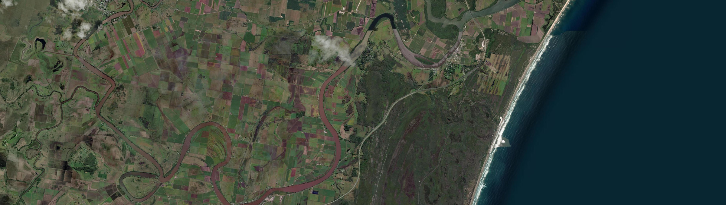 Aerial view of Rileys Hill, NSW