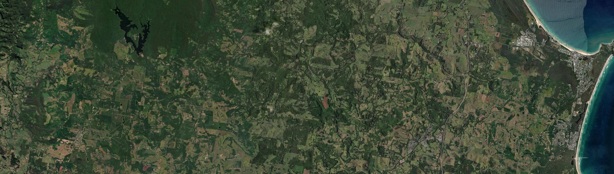 Aerial view of Federal (NSW), NSW