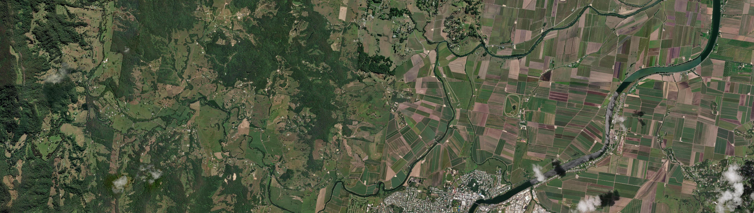 Aerial view of Kynnumboon, NSW