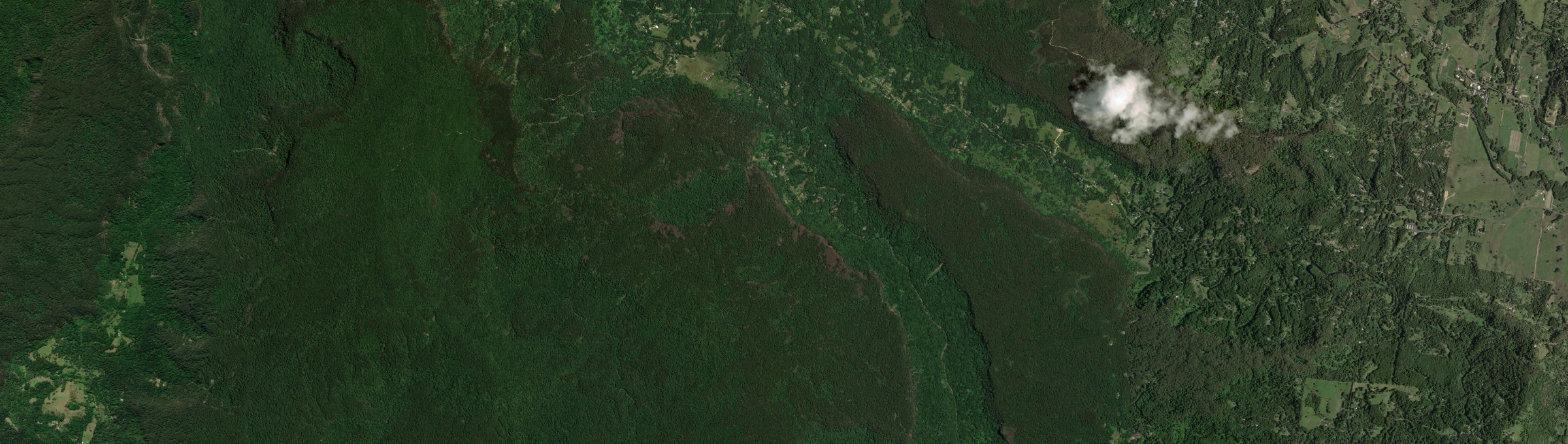 Aerial view of Wanganui, NSW