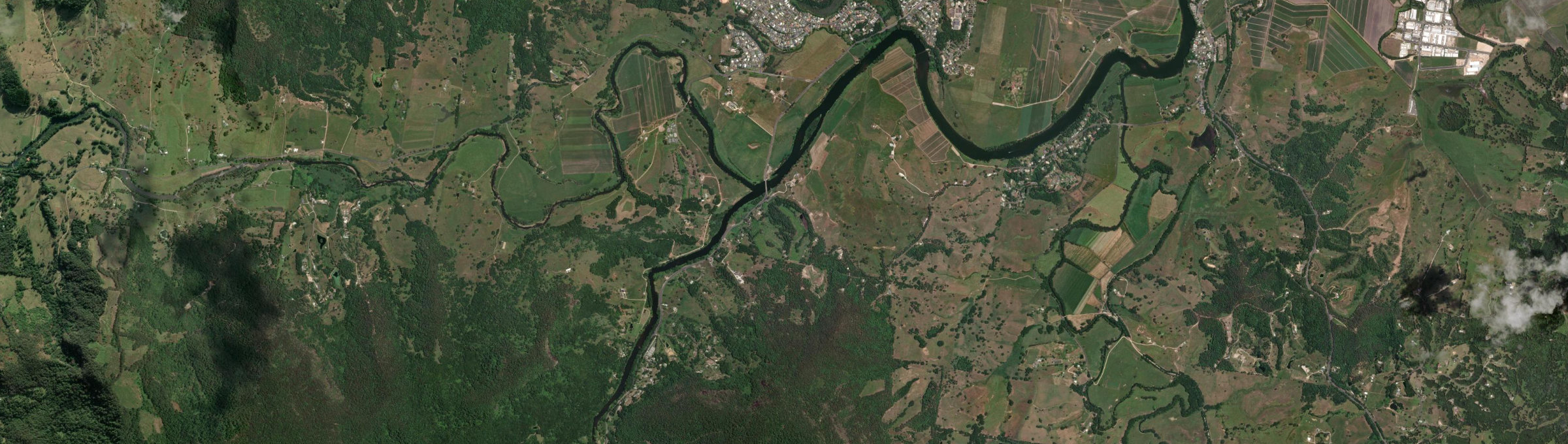 Aerial view of Byangum, NSW