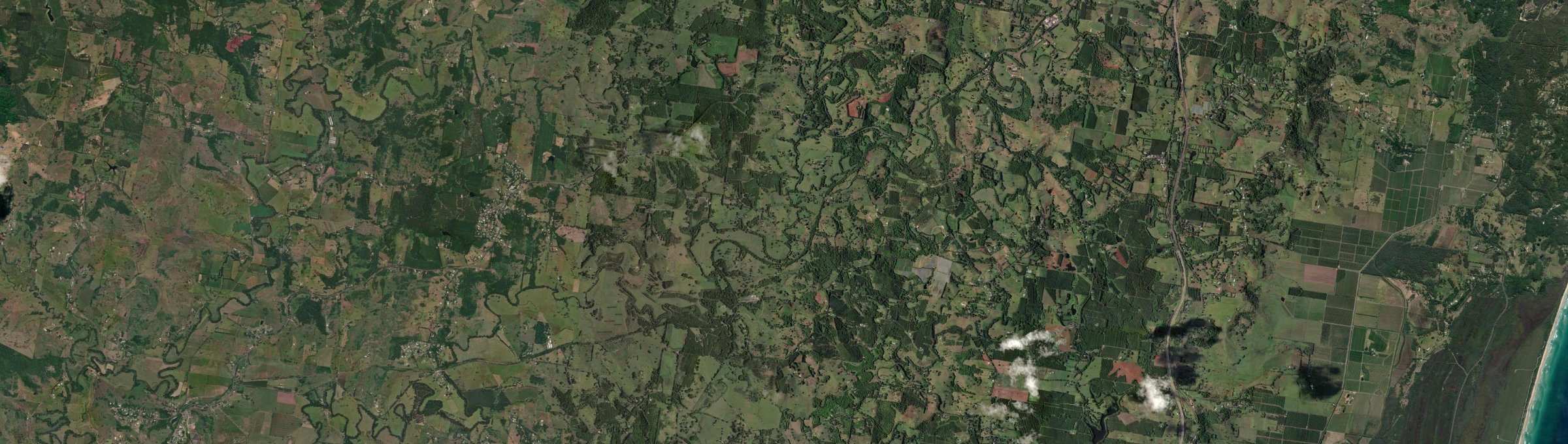 Aerial view of Nashua, NSW