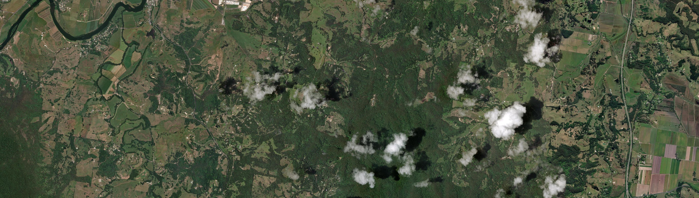 Aerial view of Wardrop Valley, NSW