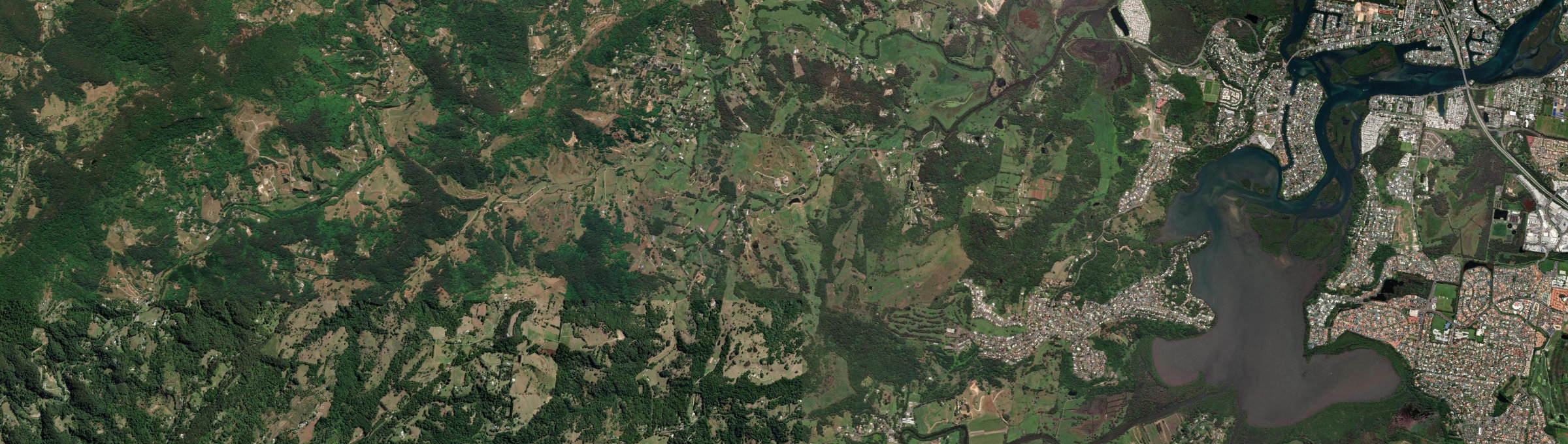 Aerial view of Cobaki, NSW