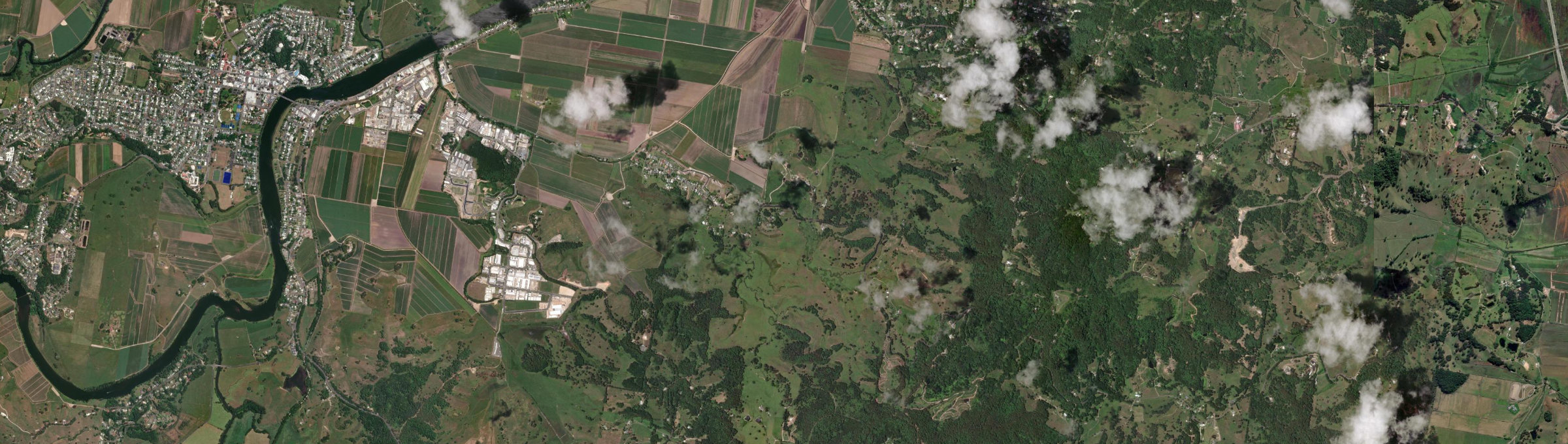 Aerial view of Kielvale, NSW