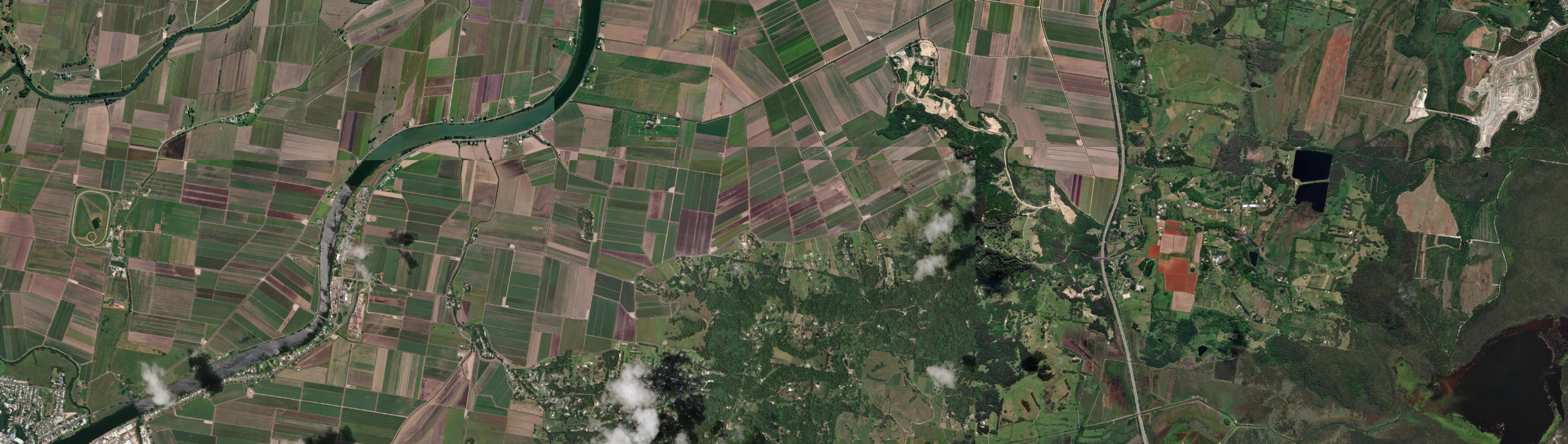Aerial view of Eviron, NSW