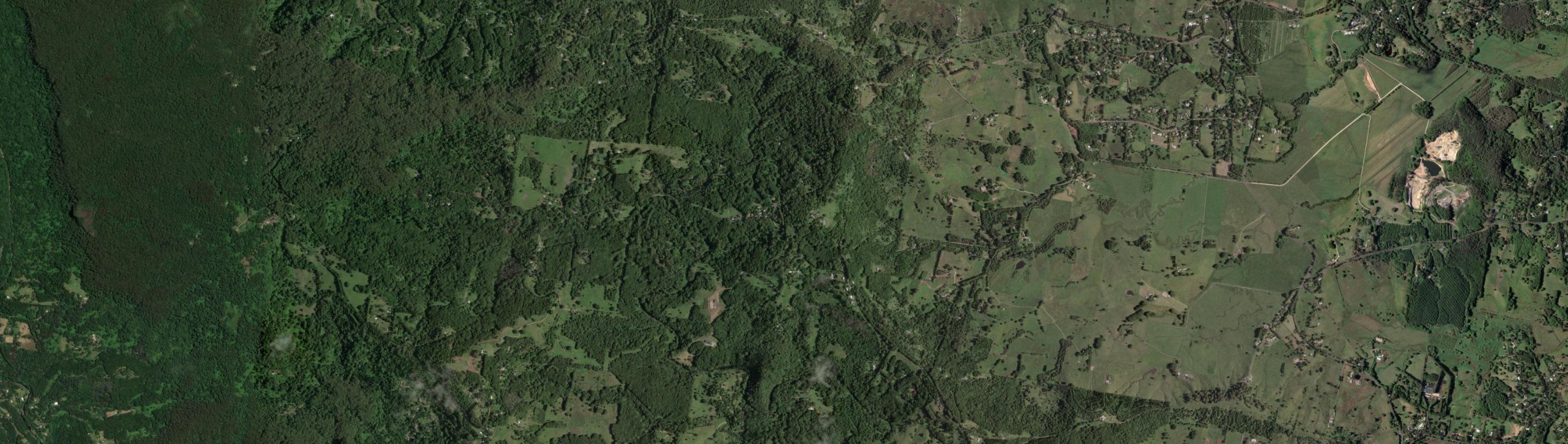 Aerial view of Montecollum, NSW