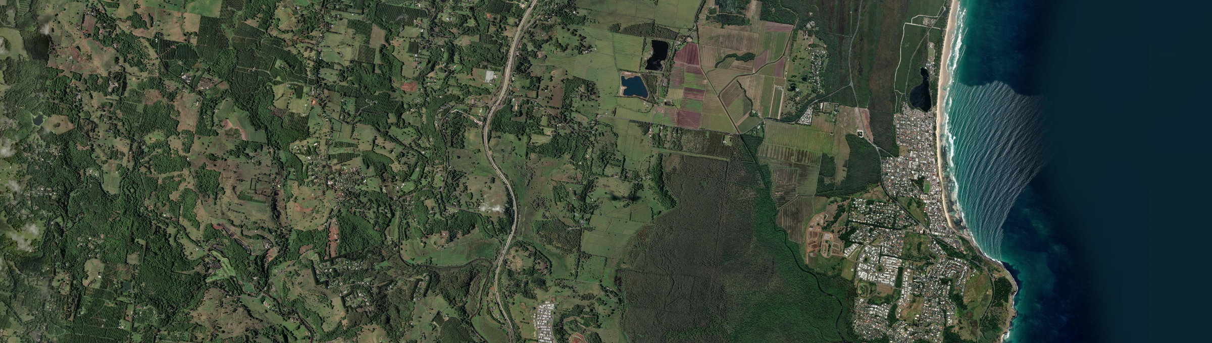 Aerial view of Kinvara, NSW