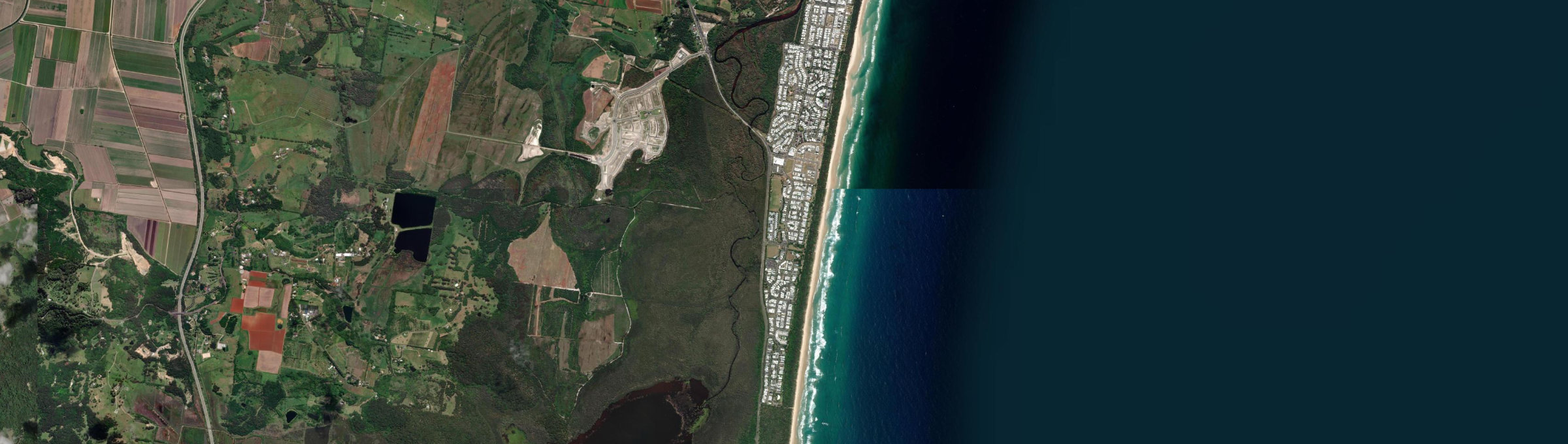 Aerial view of Casuarina (NSW), NSW
