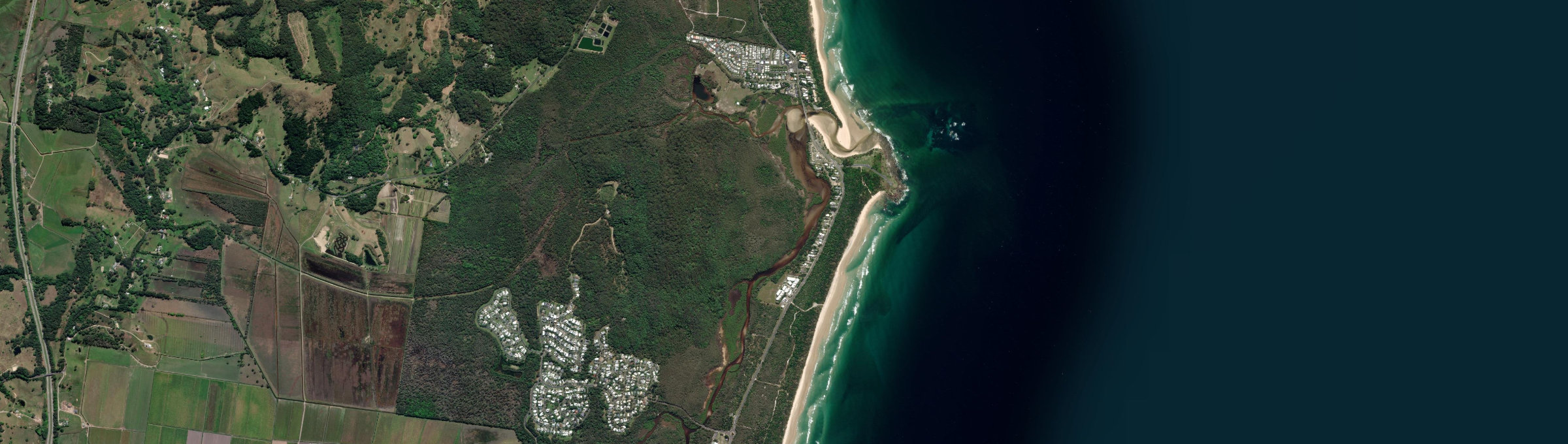 Aerial view of Hastings Point, NSW